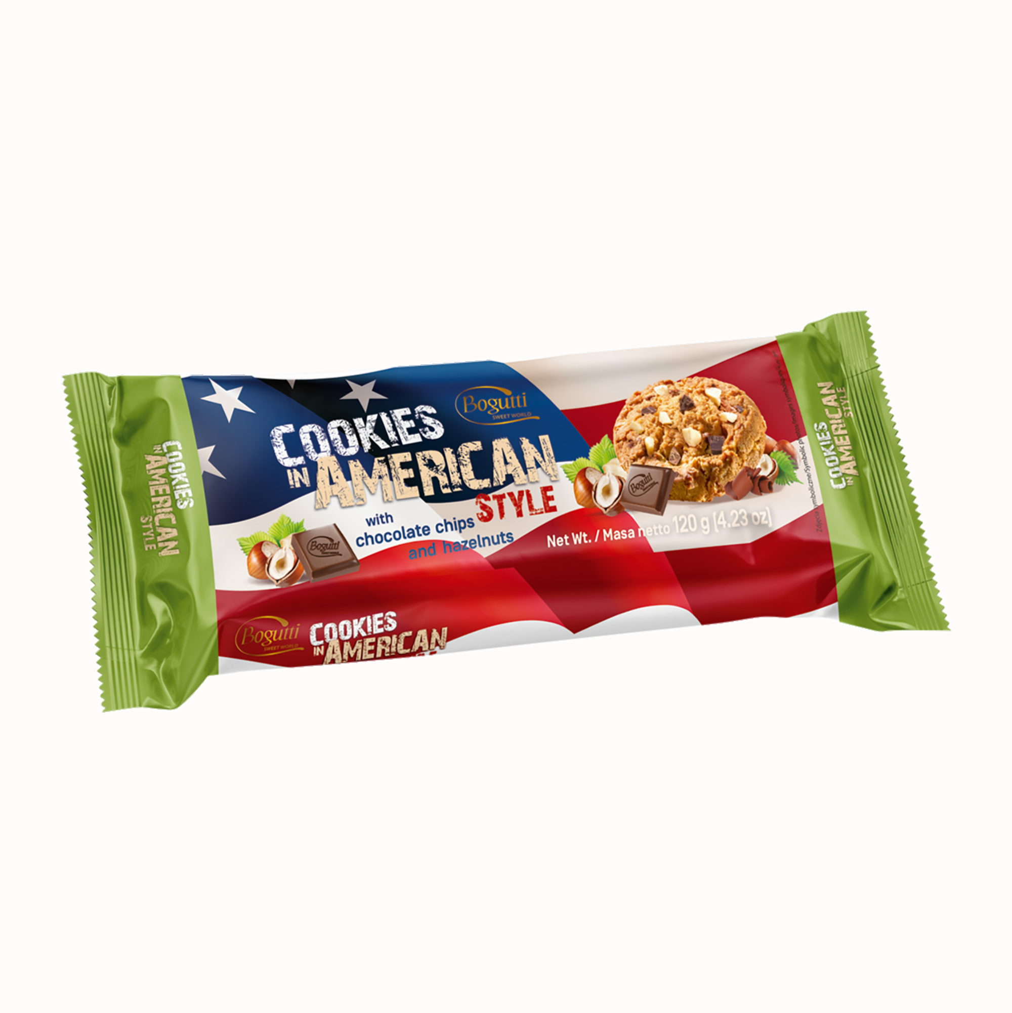 BIG COOKIES IN AMERICAN STYLE BOGUTTI 225G Mojood