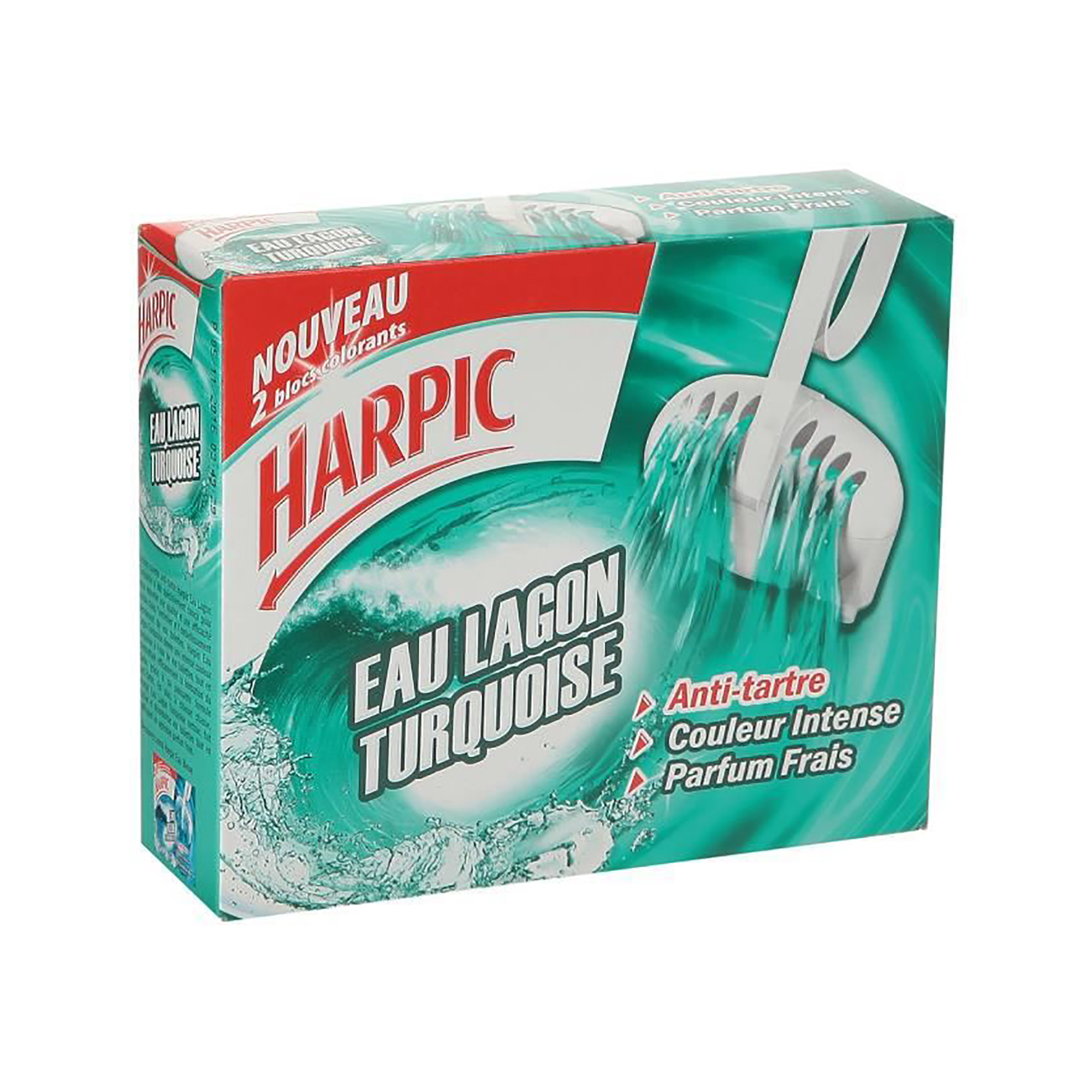 Bloc WC anti-tartre Harpic Powerplus citron - Bernard